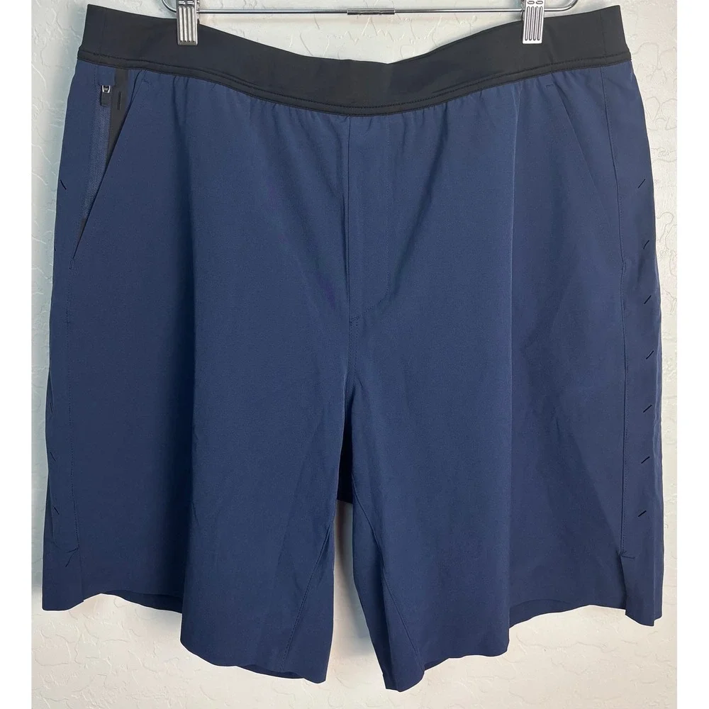Ten Thousand Interval Short 9 Inch Lined Navy Mens XXL TTSH002V3 Training 2616